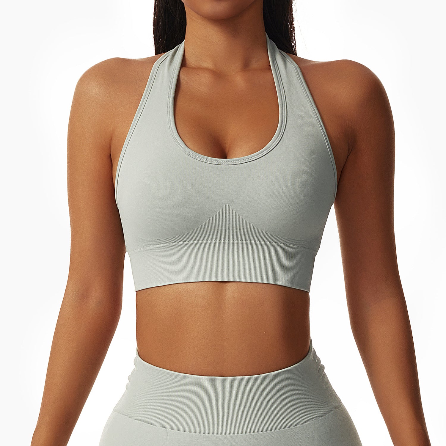 Seamless sexy workout bra