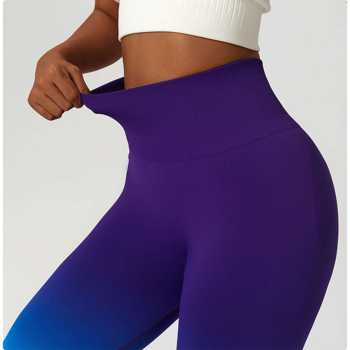 Seamless gradient butt lift legging