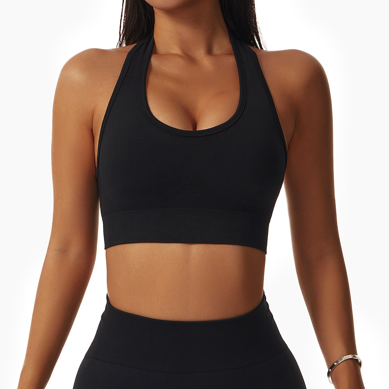 Seamless sexy workout bra