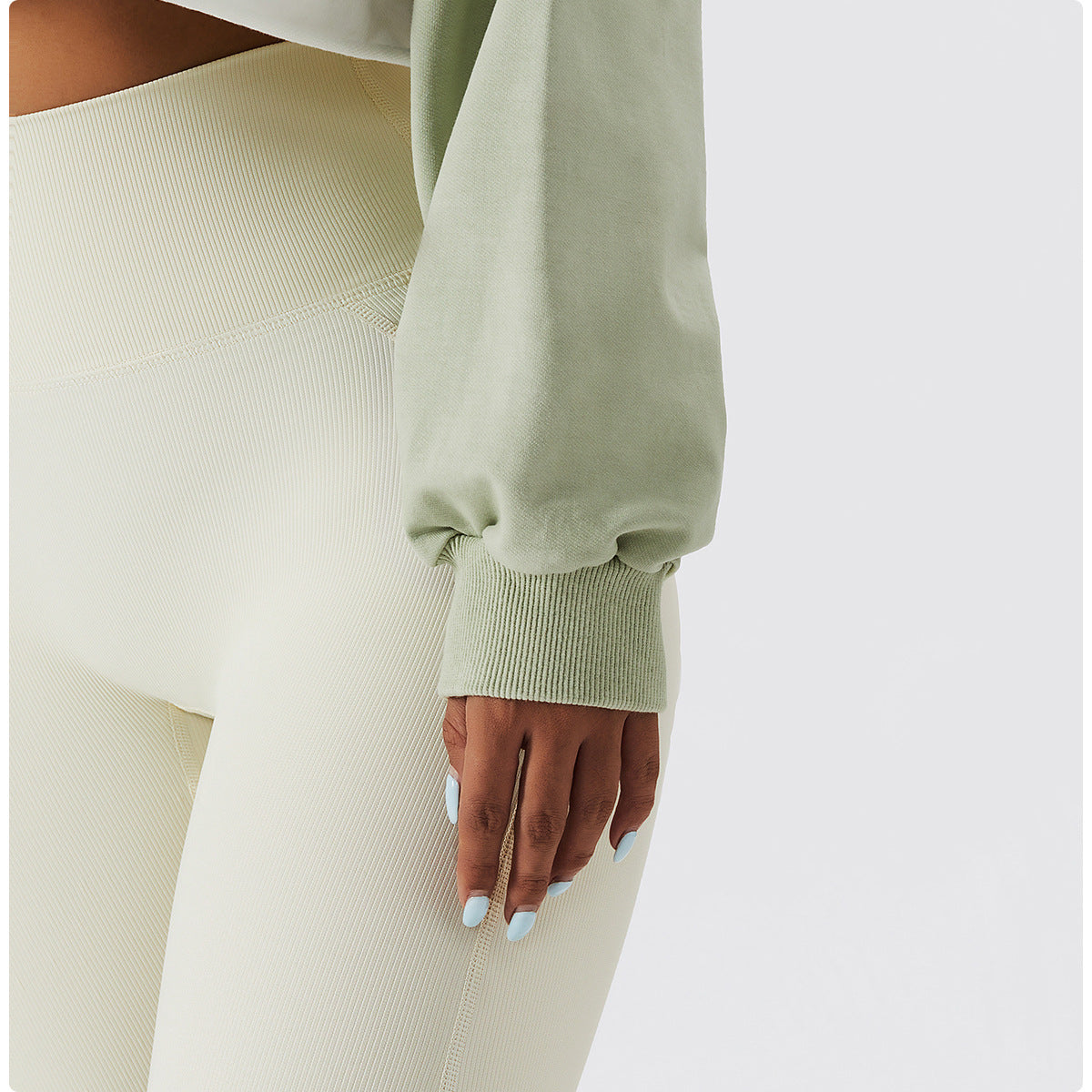 women's gradient long sleeve round neck sweatshirt