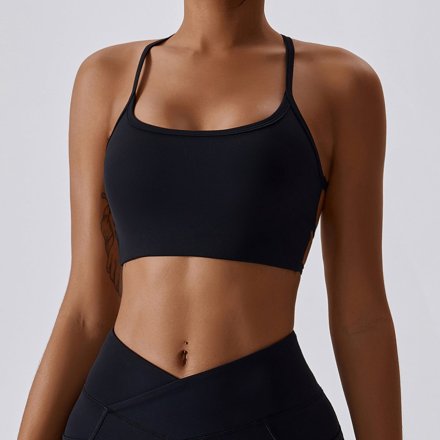 Quick-drying breathable nude sports bra