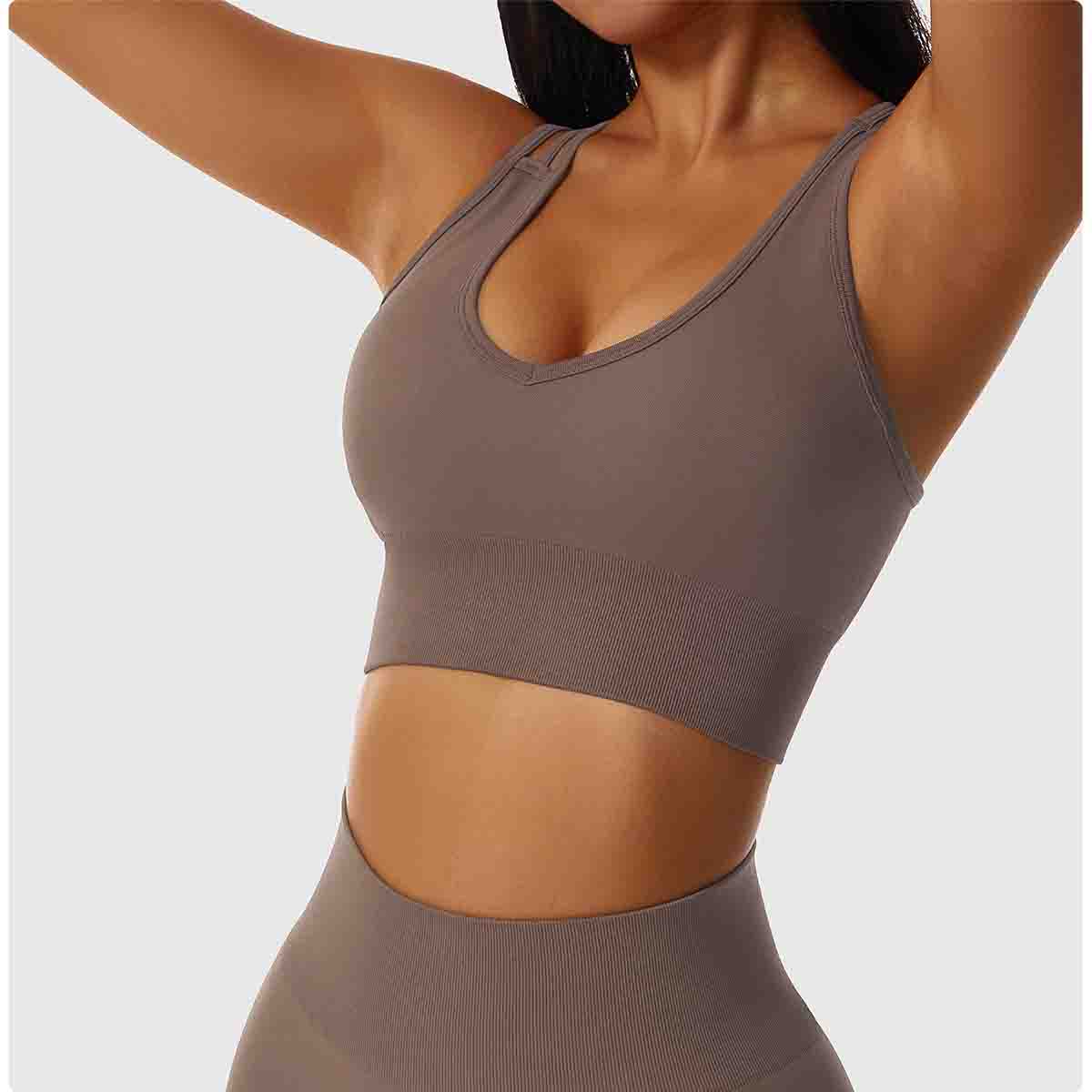 Seamless fashion comfy sports bra