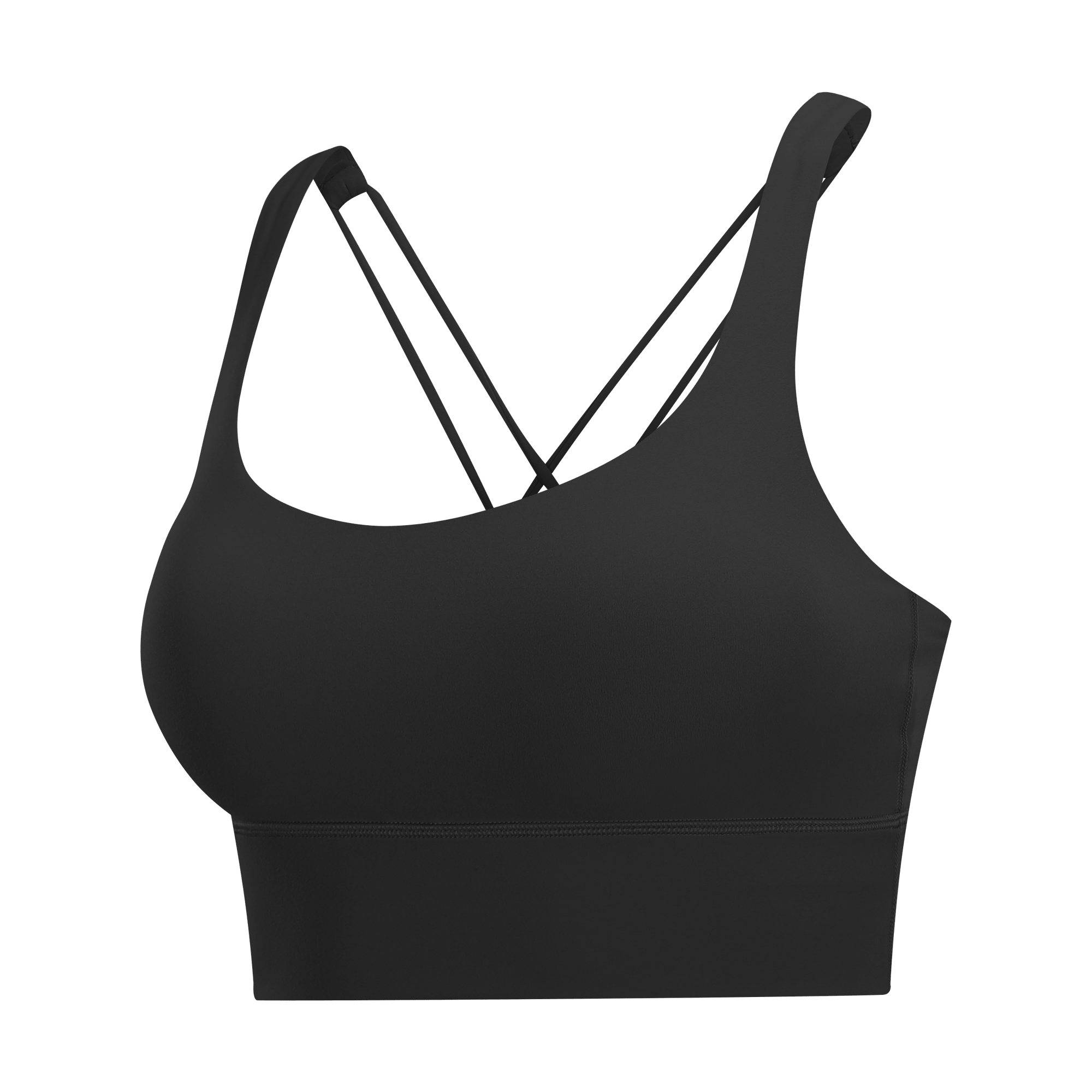 Belt shockproof sports bra